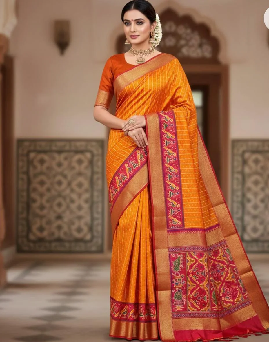 Linen Saree